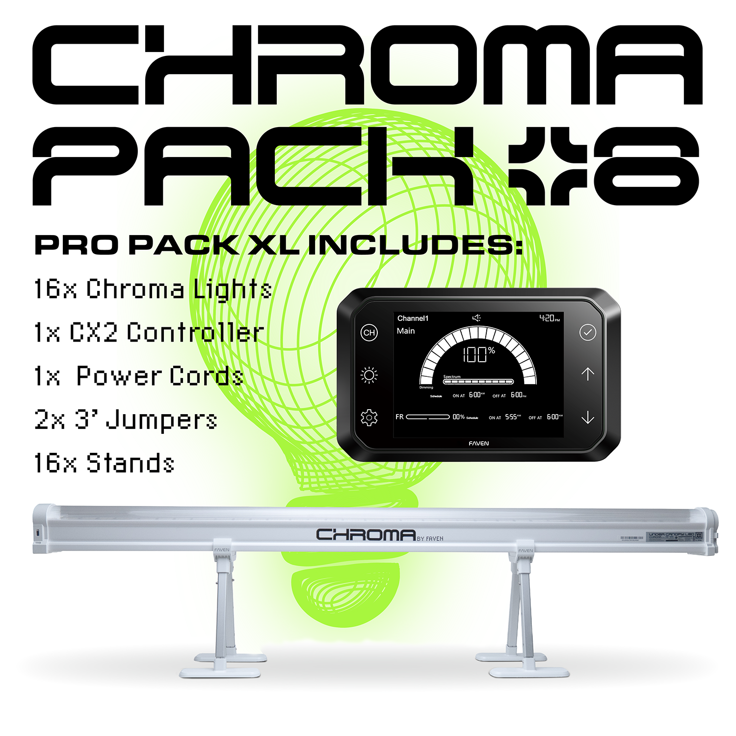 Chroma Unterdach Starterpaket 4x8