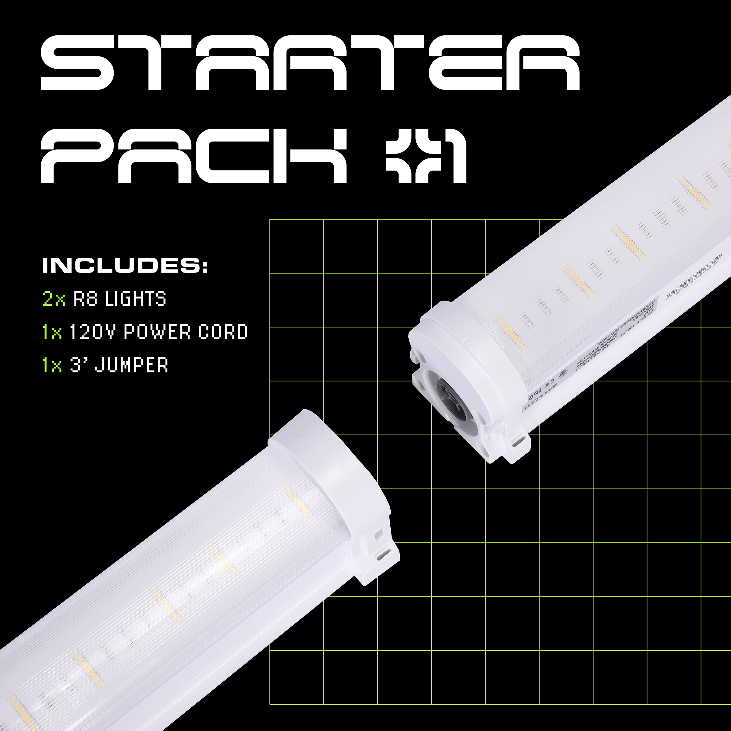 Under Canopy Starter Pack for LED 4x4 120v